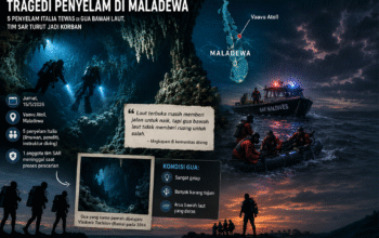Misteri Kedalaman Vaavu Atoll: Penyelam dan Tim SAR Jadi Korban