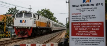 SP 1 PT KAI Divre III Palembang Tuai Sorotan, Warga Terdampak Fly Over JPL 111 Mengaku Belum Terima Kepastian Ganti Rugi