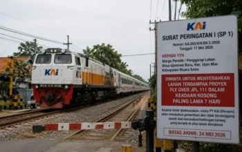 SP 1 PT KAI Divre III Palembang Tuai Sorotan, Warga Terdampak Fly Over JPL 111 Mengaku Belum Terima Kepastian Ganti Rugi