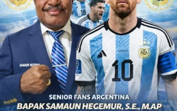 Puluhan Fans Argentina Berkumpul di Fakfak, Nobar Jadi Momentum Penguatan Solidaritas dan Organisasi Komunitas