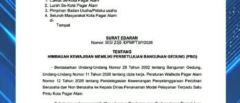 IMB Dihapus, Pagar Alam Terapkan PBG Sebagai Standar Baru Perizinan Bangunan yang Lebih Transparan dan Akuntabel