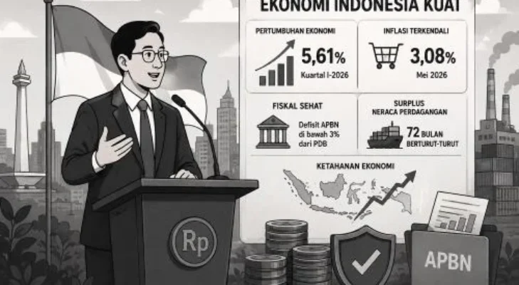 Di Tengah Ketidakpastian Global, Ekonomi Indonesia Tetap Tangguh dengan Pertumbuhan 5,61 Persen dan Inflasi Terkendali