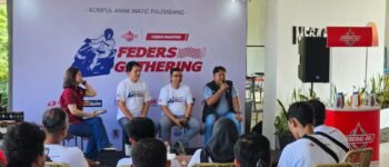 Puluhan Rider Motor Matic Ramaikan Feders Gathering 2026 Bersama Federal Oil di Palembang