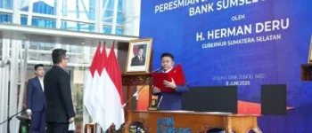 Keluar dari Zona Nyaman Jadi Pesan Utama Gubernur Herman Deru kepada Kepemimpinan Baru Bank Sumsel Babel untuk Raih Pertumbuhan Lebih Besar
