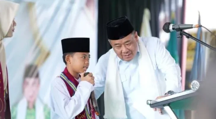 Wagub Sumsel Hadiri Haflah Akhirussanah Al-Ittifaqiah Kampus Lecah, Serahkan Penghargaan dan Lepas Santri ke Kairo