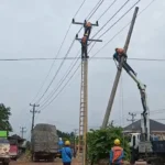 Cegah Risiko Bahaya di Jalan Raya, PLN Segera Ganti Tiang Listrik Retak yang Tertabrak Kendaraan di Penyengat Rendah