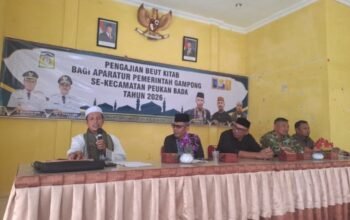 Beut Kitab Jadi Agenda Rutin, Aparatur Gampong Peukan Bada Perkuat Akhlak dan Pelayanan Publik