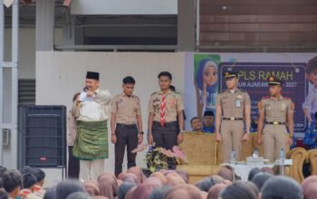 Bupati Baharuddin Motivasi Siswa MPLS Mitra Inalum: Raih Cita-Cita dengan Disiplin dan Kerja Keras