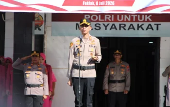 Enam Jabatan Strategis di Polres Fakfak Resmi Berganti, Kapolres Tekankan Sinergi, Soliditas, dan Semangat Polri Presisi