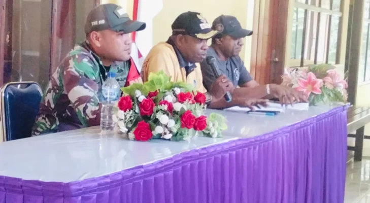 Kepala Distrik Kayauni Pimpin Rapat Pembentukan Panitia HUT RI ke-81, Tekankan Sinergi dan Koordinasi demi Suksesnya Perayaan