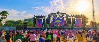 Senam Bersama di Stadion Srikandi Tumbuhkan Kebiasaan Aktif Bergerak