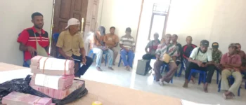Kepala Distrik Kayauni Pimpin Rapat Transparansi Dana APBN Tahap II, Program BLT hingga Ketahanan Pangan Disepakati Bersama Warga Kaburbur