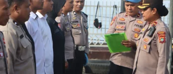 Polres Fakfak Tingkatkan Profesionalisme Anggota, Propam Lakukan Pemeriksaan Penampilan dan Administrasi Personel Secara Menyeluruh