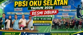 Turnamen Akademi PBSI OKU Selatan 2026 Resmi Digelar, 70 Atlet Muda Siap Unjuk Kemampuan dan Sportivitas