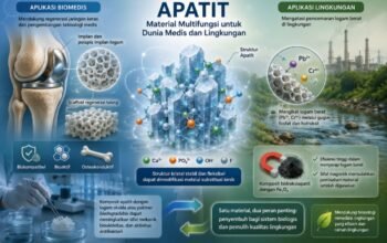 Bukan Sekadar Mineral, Apatit Punya Potensi Besar untuk Dunia Medis dan Lingkungan