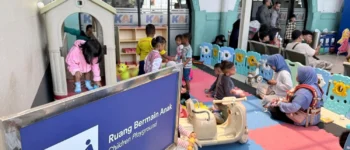 Kabar Gembira untuk Keluarga, 40 Stasiun KAI Kini Dilengkapi Area Bermain Anak