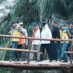 Jembatan Penghubung Sukadamai–Tanjung Lago Akan Diperbaiki, Ini Penjelasan Wabup Netta