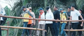 Jembatan Penghubung Sukadamai–Tanjung Lago Akan Diperbaiki, Ini Penjelasan Wabup Netta