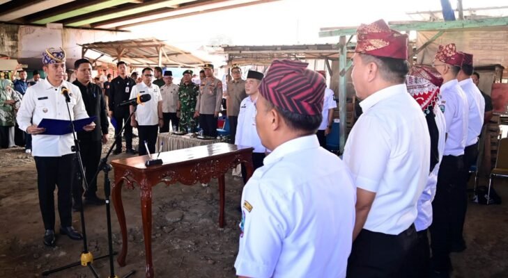 Inspiring Leadership: Regent Egi Swears In 12 Officials Under Natar Flyover to Foster Empathy