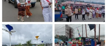 Semarak HUT ke-81 RI di Fakfak, Dinas Sosial Tampil dalam Karnaval Sambil Sosialisasikan Program dan Pelayanan kepada Masyarakat