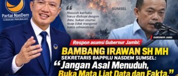 Bambang Irawan Beberkan Penanganan Karhutla Sumsel di Tengah Isu Asap Jambi